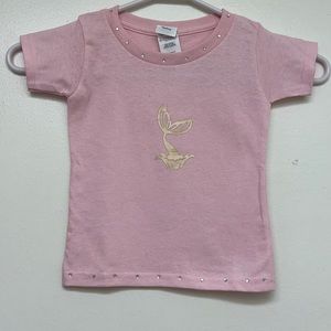 Children’s pink mermaid shirt